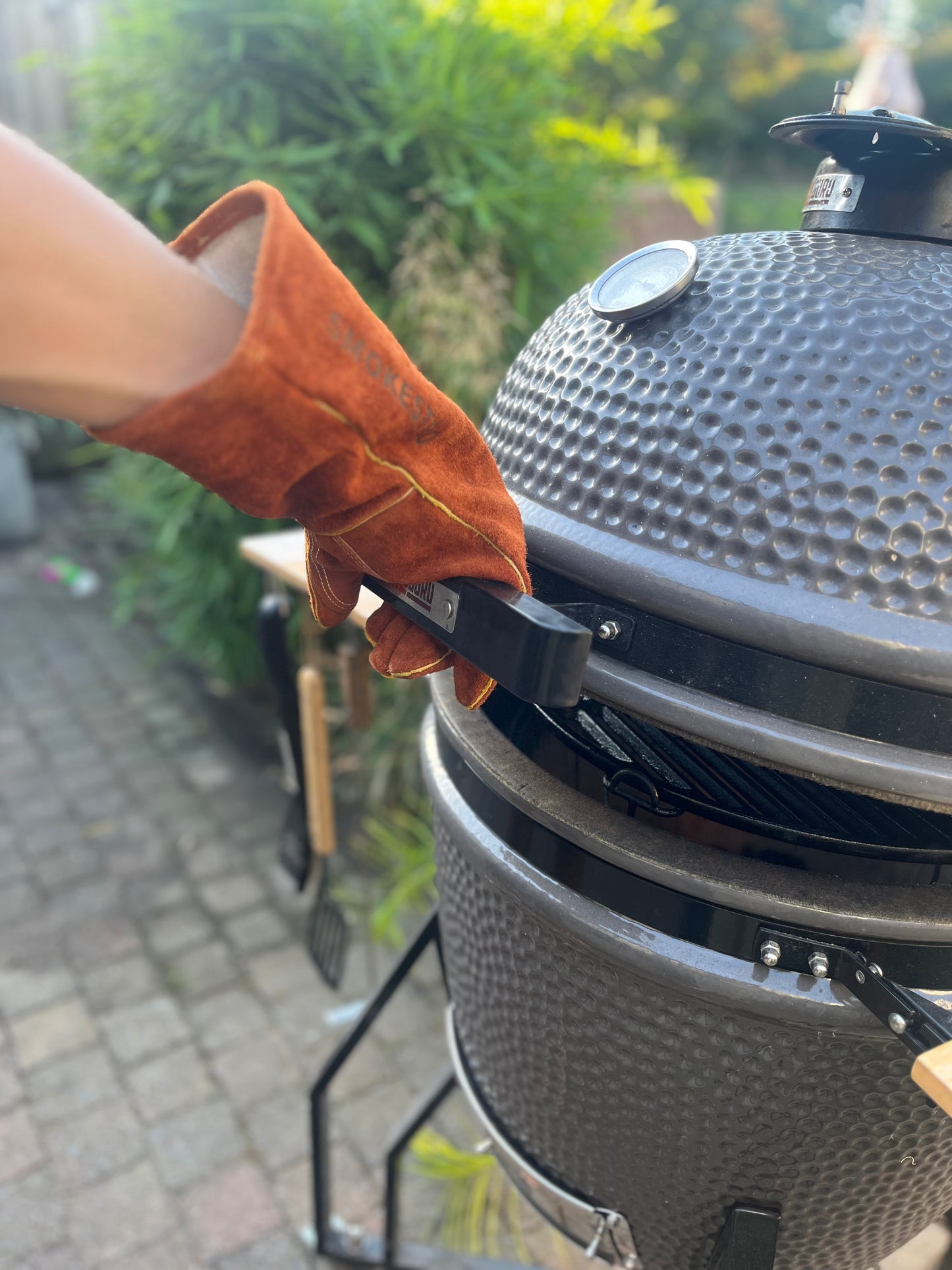 hitte bestendige handschoenen bruin
