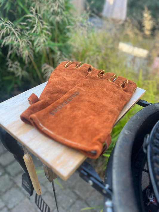 hitte bestendige handschoenen bruin
